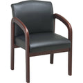 Black Faux Guest Chair Y6798