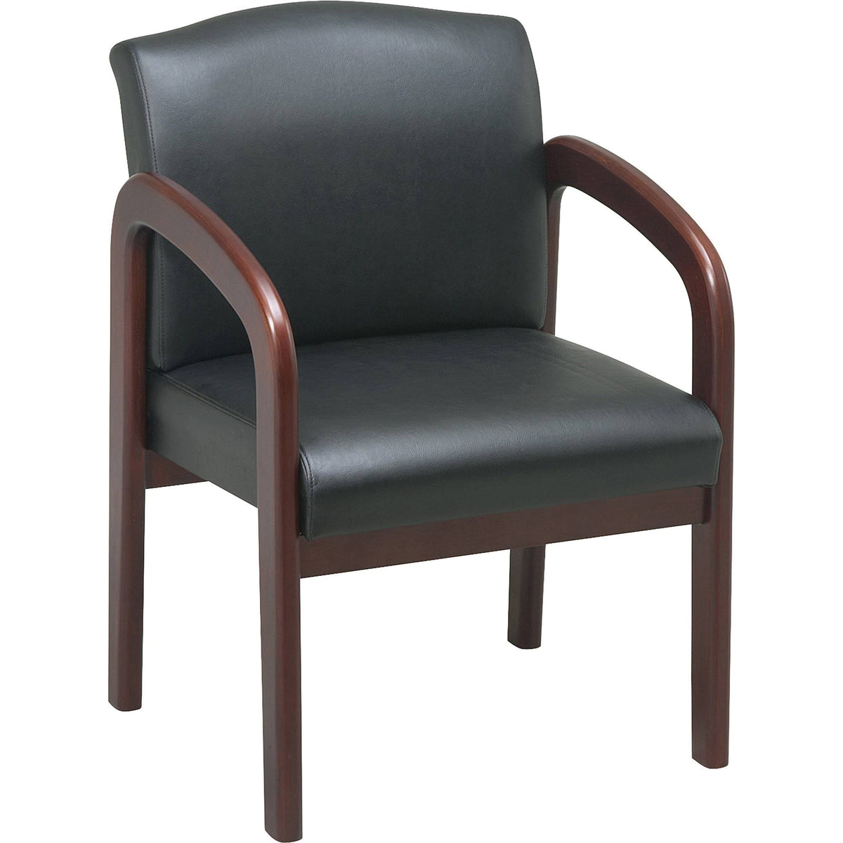 Black Faux Guest Chair Y6798