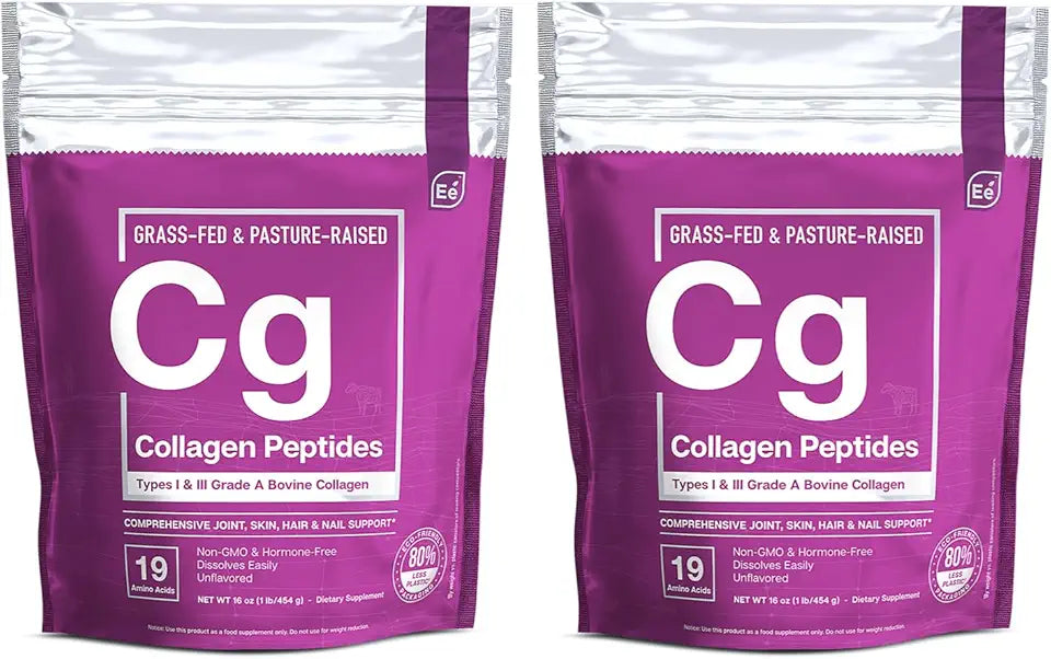 Hydrolyzed Collagen Powder Types I & III 2-Pack K227