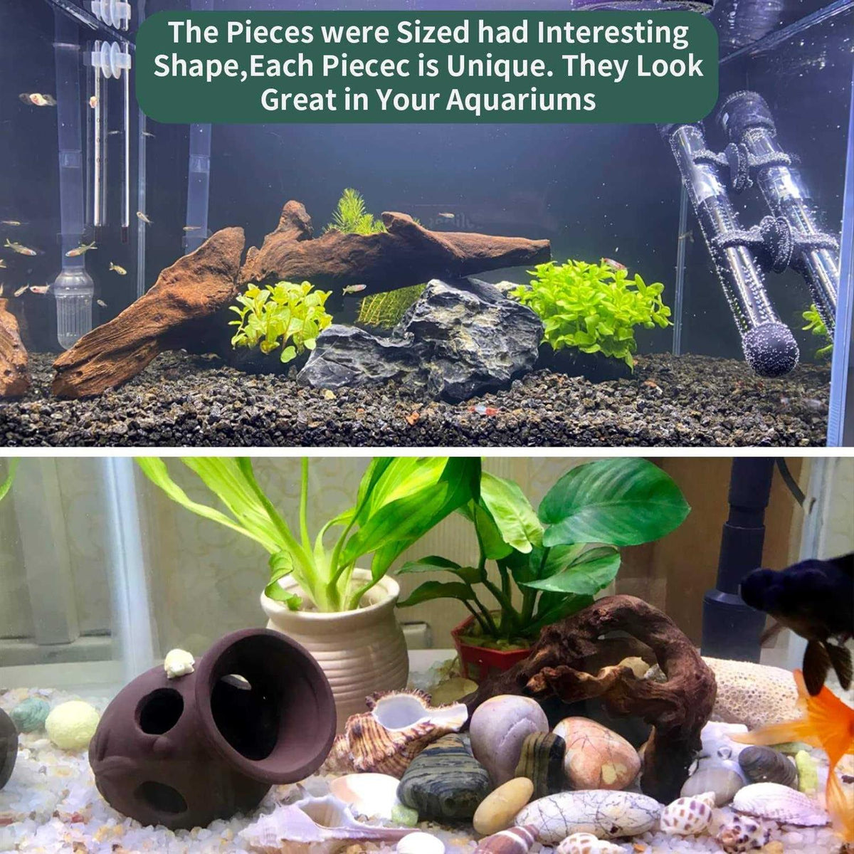 5Pcs Natural Aquarium Driftwood Branches Z827566