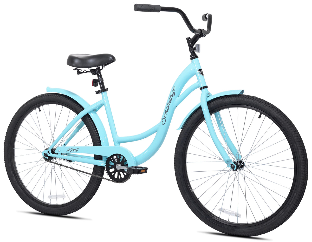 26 inch Blue Beach Cruiser Bicycle O8220