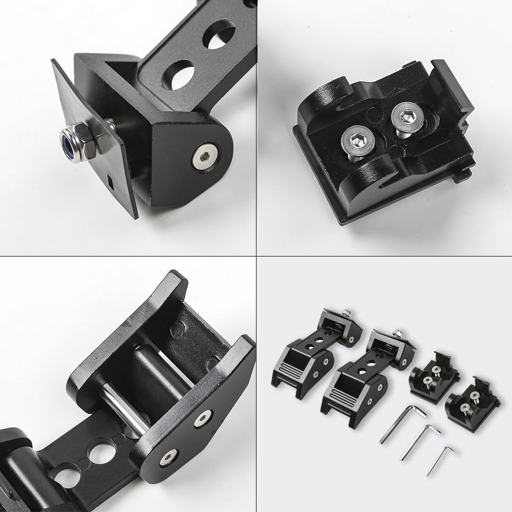 Black Stainless Steel Hood Catch Kit Pack of 2 D63903