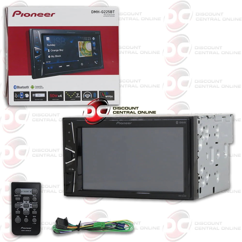 2-DIN 6.2 Touchscreen Digital Media Car Stereo with USB Bluetooth W6683