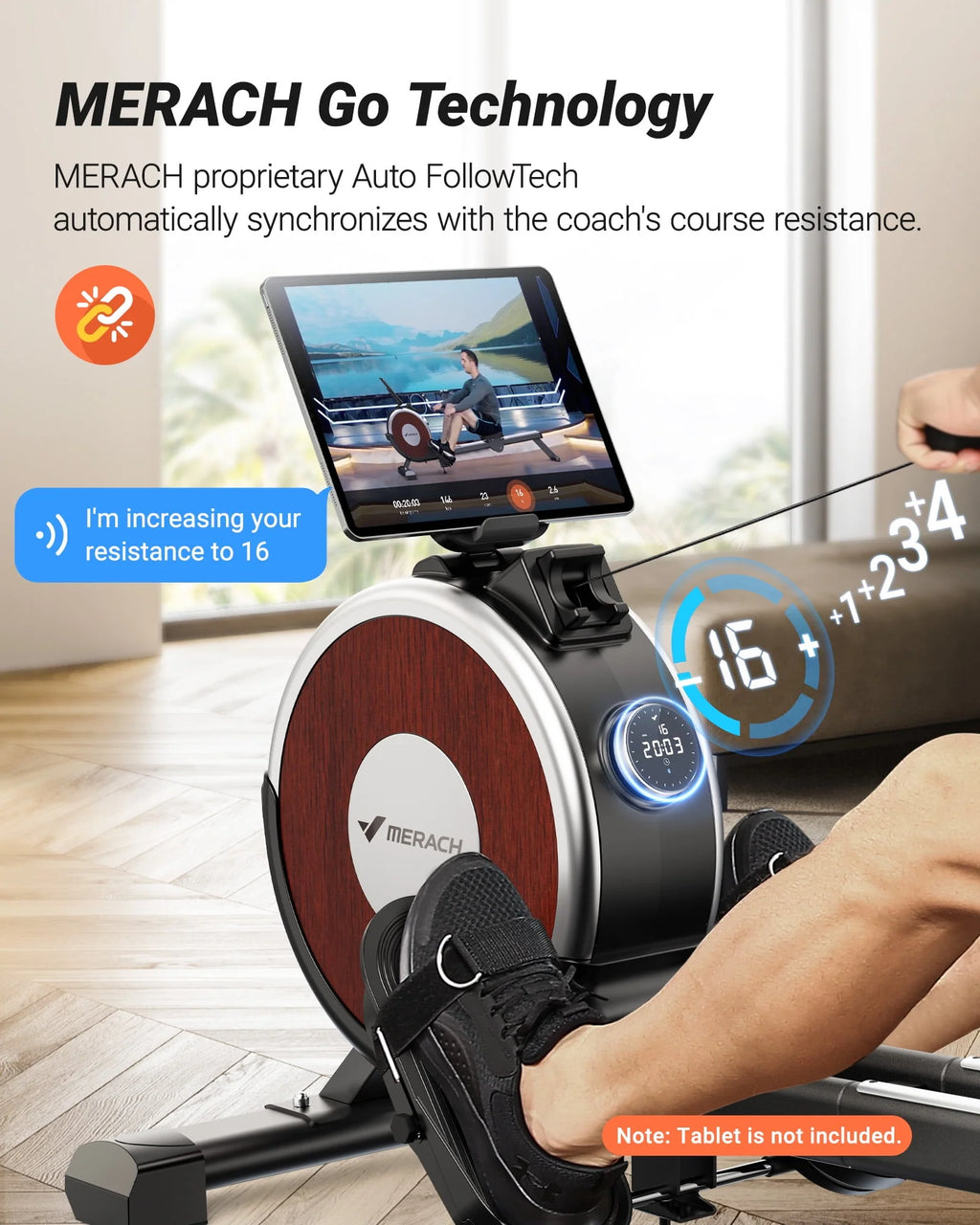 Quiet Magnetic Rower H21698