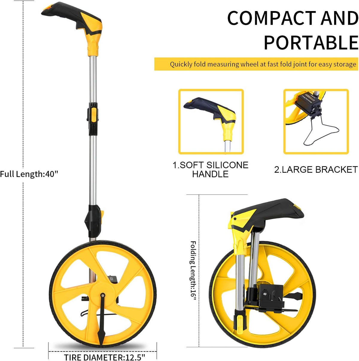 12-Inch Digital Measuring Wheel V971
