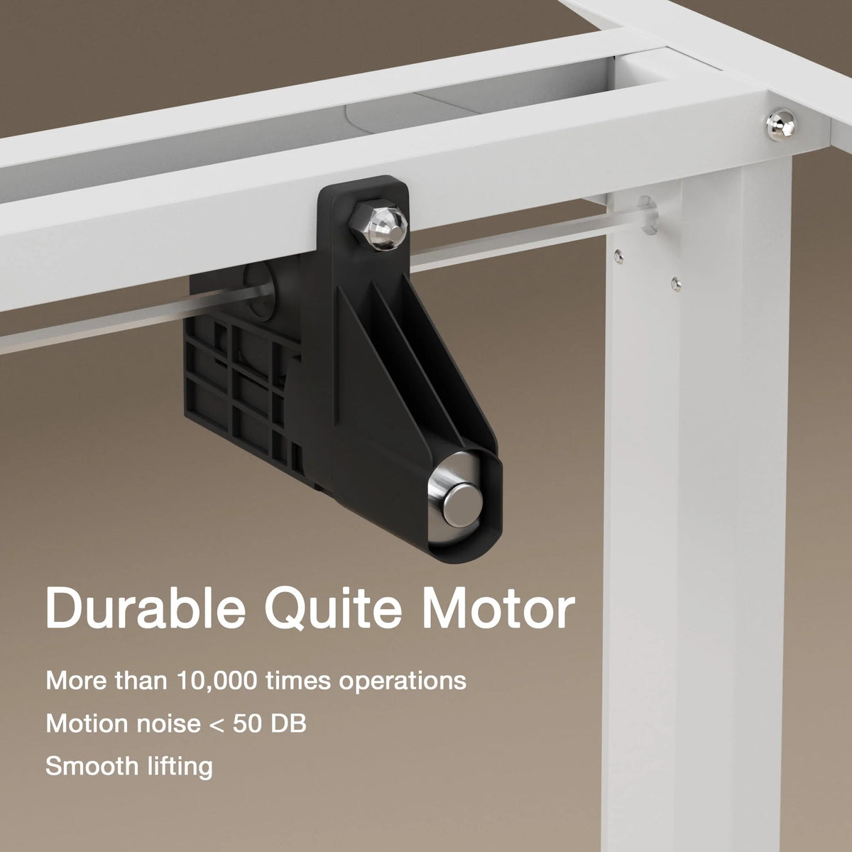 Electric Height Adjustable Standing Desk, 43 inch White R91068