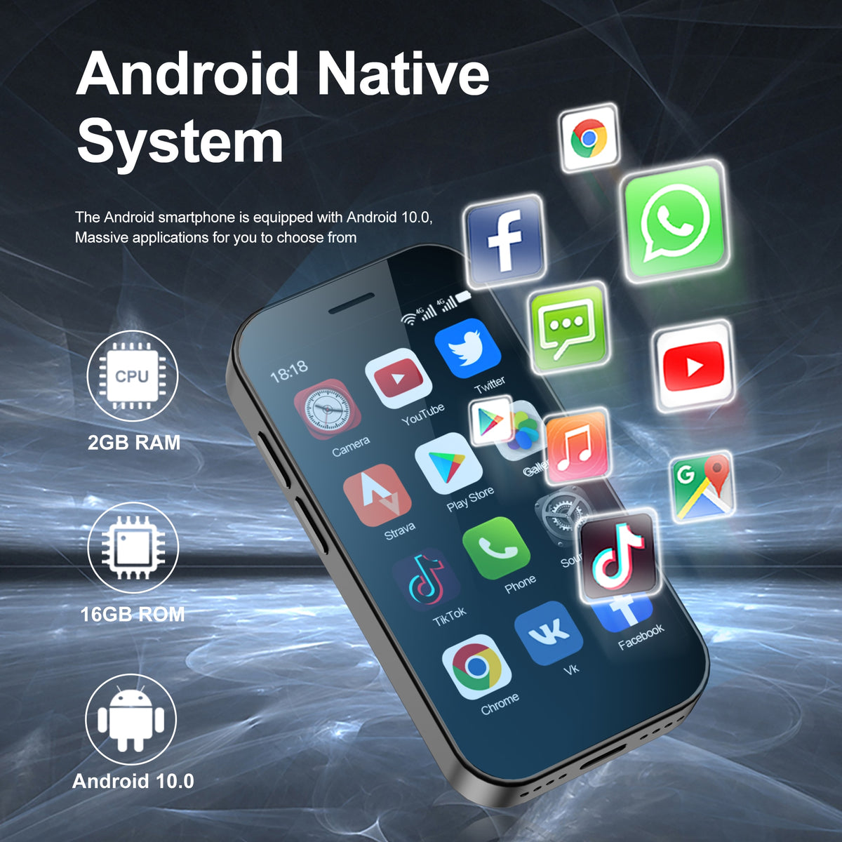 3.0" HD Display 4G LTE Mini Smartphone Y3167