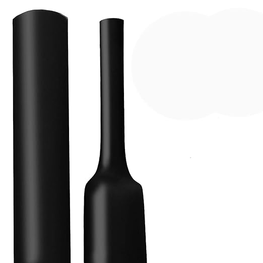 3/4 Inch 4 Ft Black Adhesive Lined Heat Shrink Tubing W873