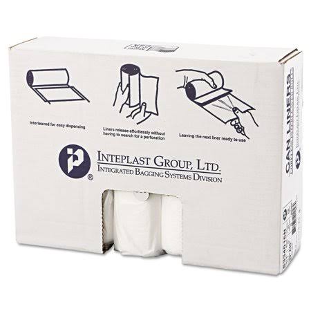 Clear 33 gal High-Density Commercial Can Liners C85454