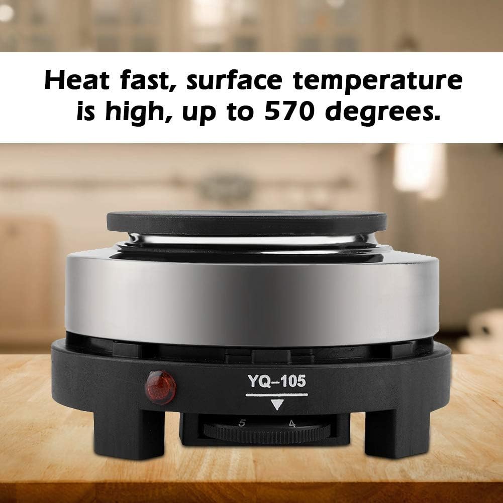 Electric Mini Stove Hot Plate, 500W Single Burner, Pack of 2 L271503