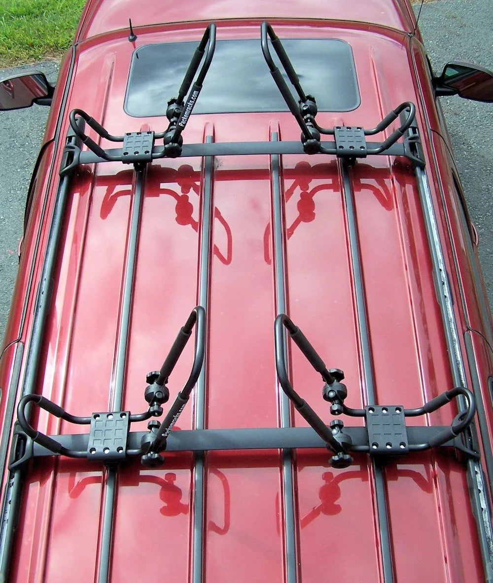 FOLDING KAYAK RACK ROOF TOP AND WALL CARRIER BUNDLE E190806