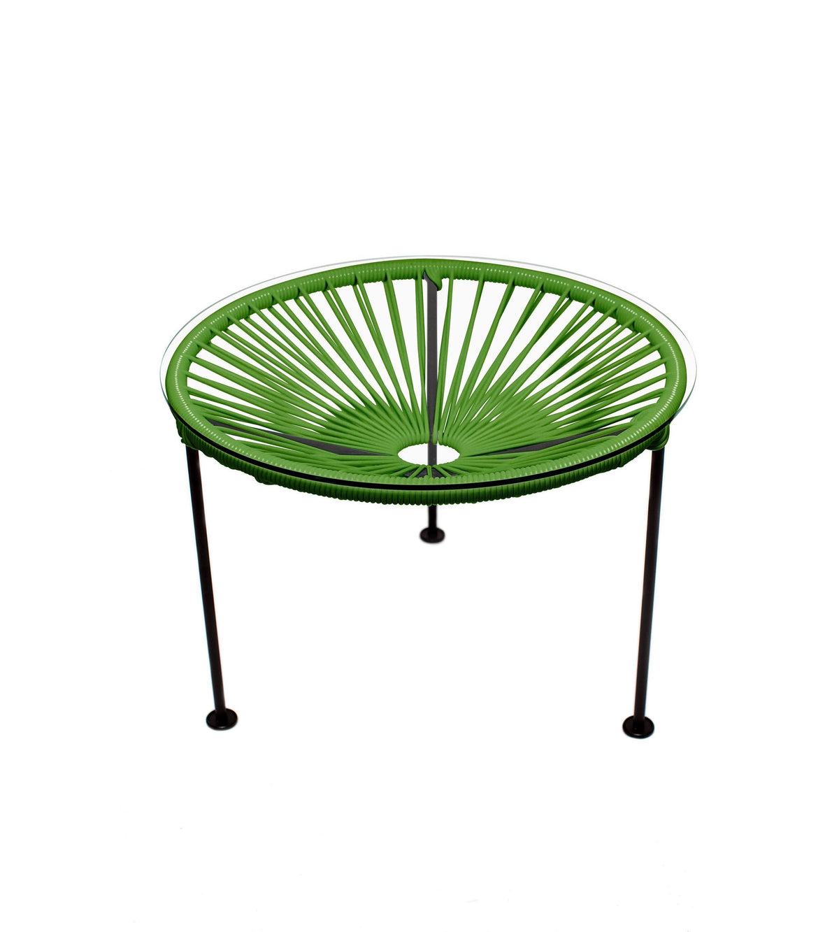 Black Frame Table Cactus Weave U2434