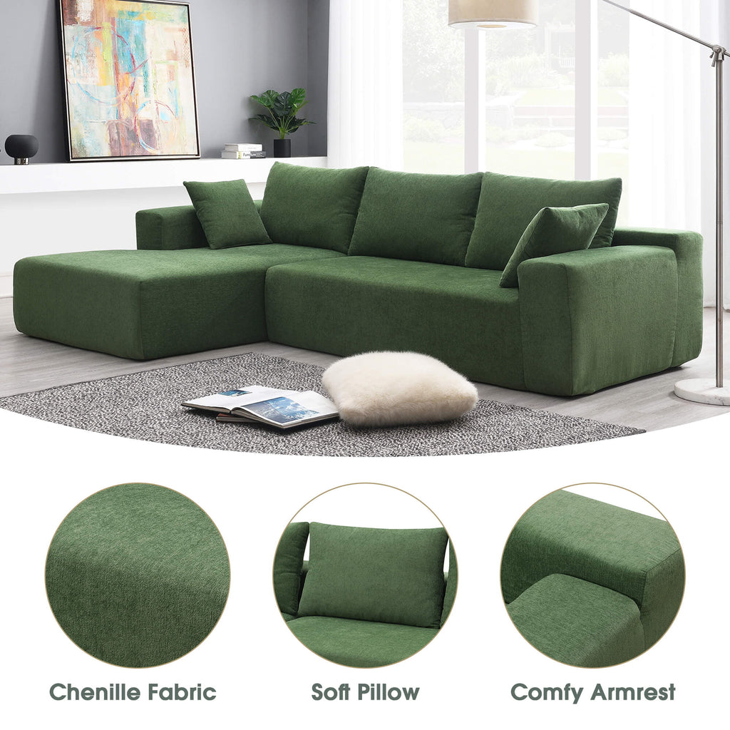 L-Shape 3 Seat Sectional Couch M4060
