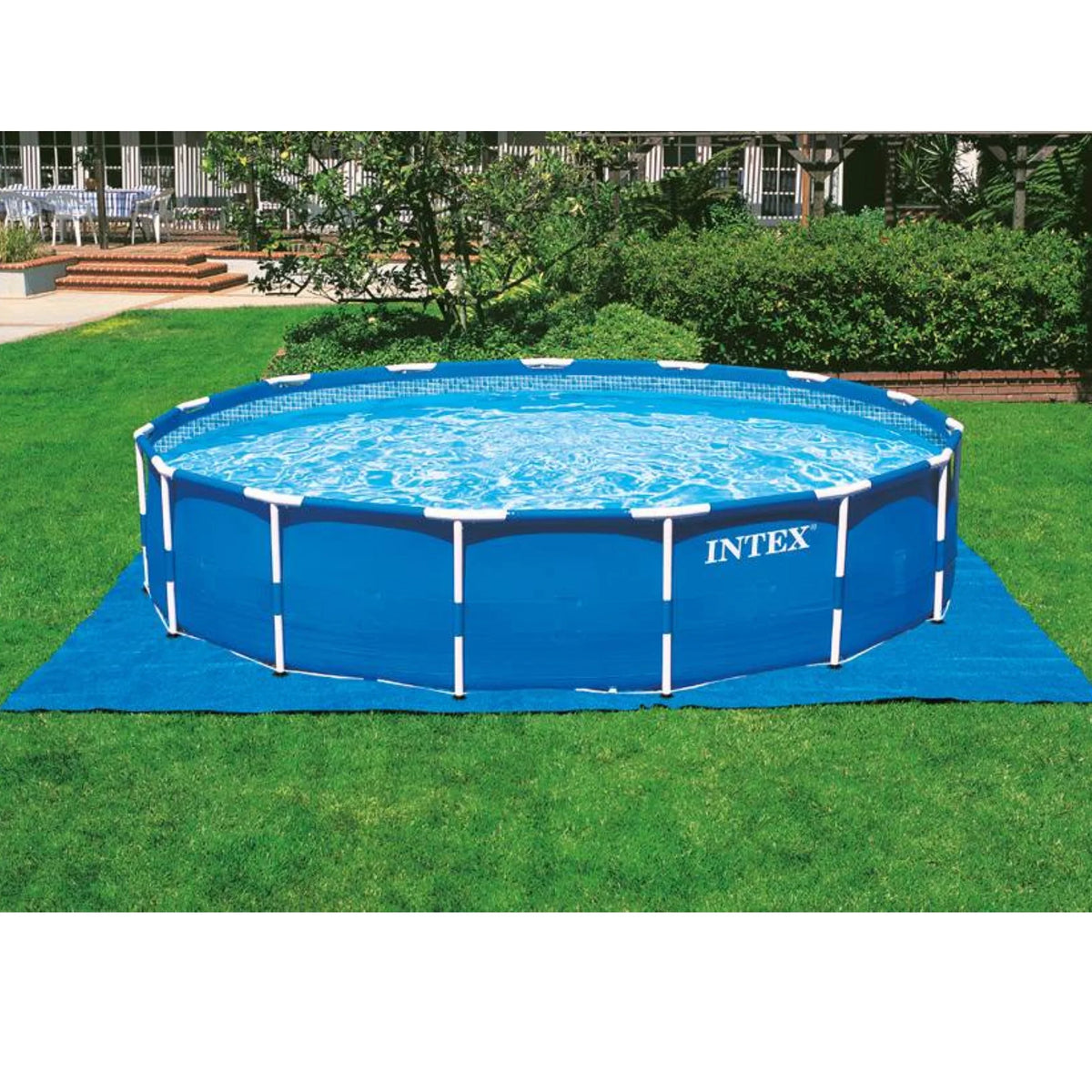 18ft x 48in Metal Frame Swimming Pool Set with Pump & Filter K950