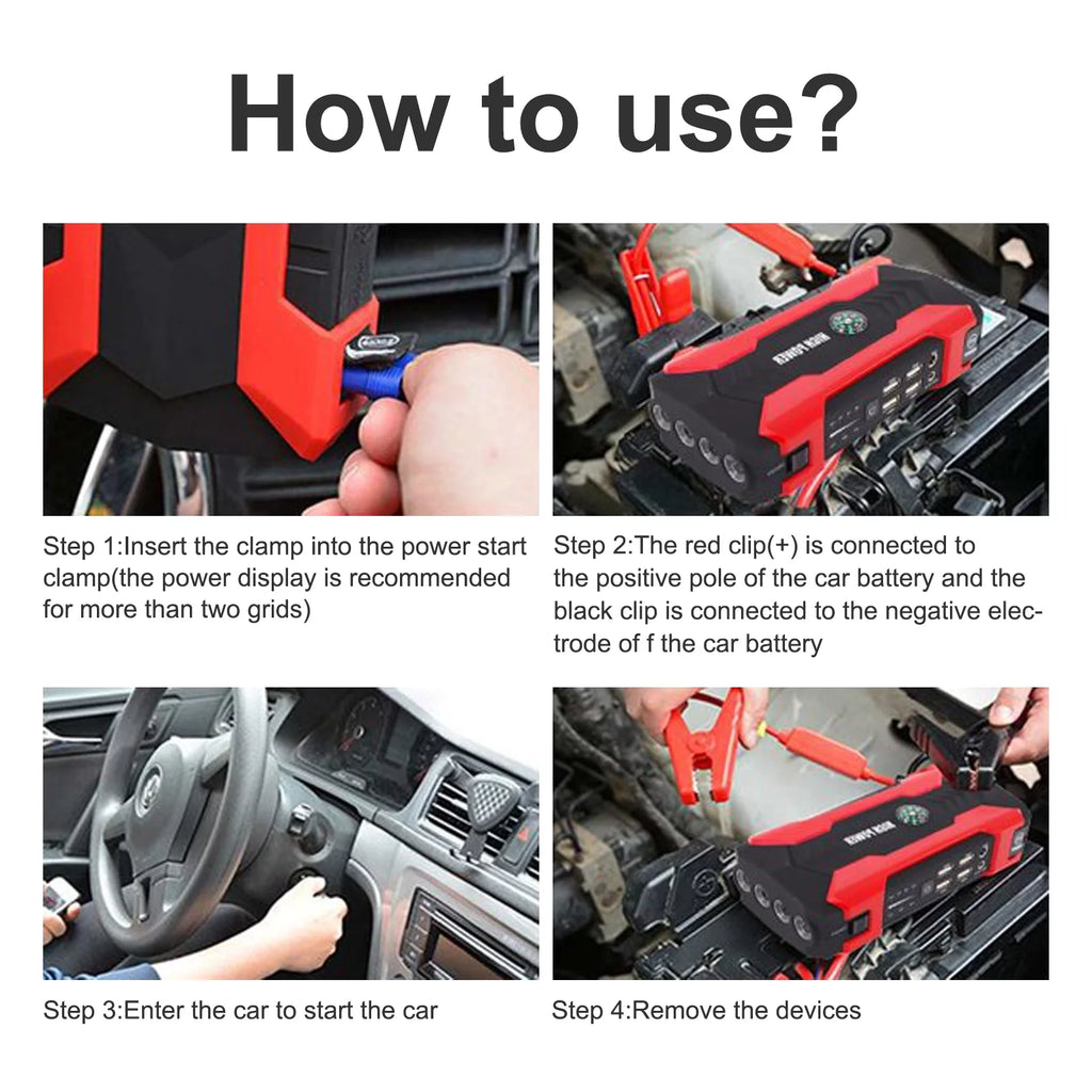 Portable 99800mAh Car Jump Starter Power Bank C48074