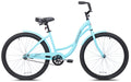 26 inch Blue Beach Cruiser Bicycle O8220