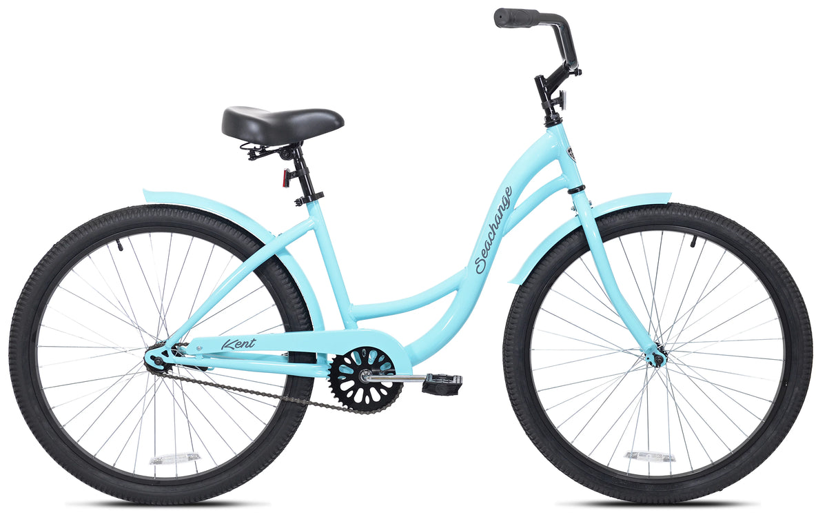 26 inch Blue Beach Cruiser Bicycle O8220