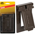 Bronze Weatherproof GFCI Outdoor Outlet Cover E847189