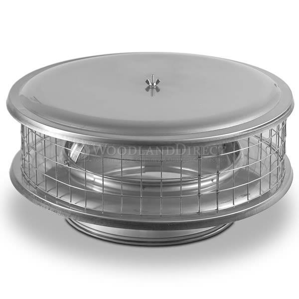 Stainless Steel Chimney Cap with Mesh Screen Z776675