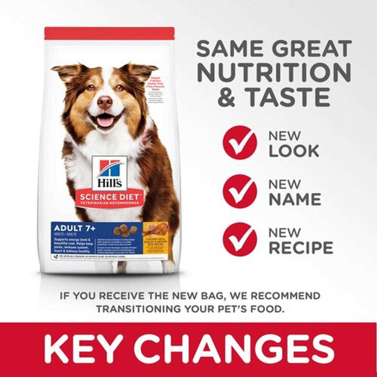 Chicken Adult 7+ Dog Food T4902