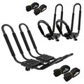 Kayak Mount Rack for Cars Trucks SUVs Canoe Surfboard Boat Roof Pair 2 Crossbars D1936