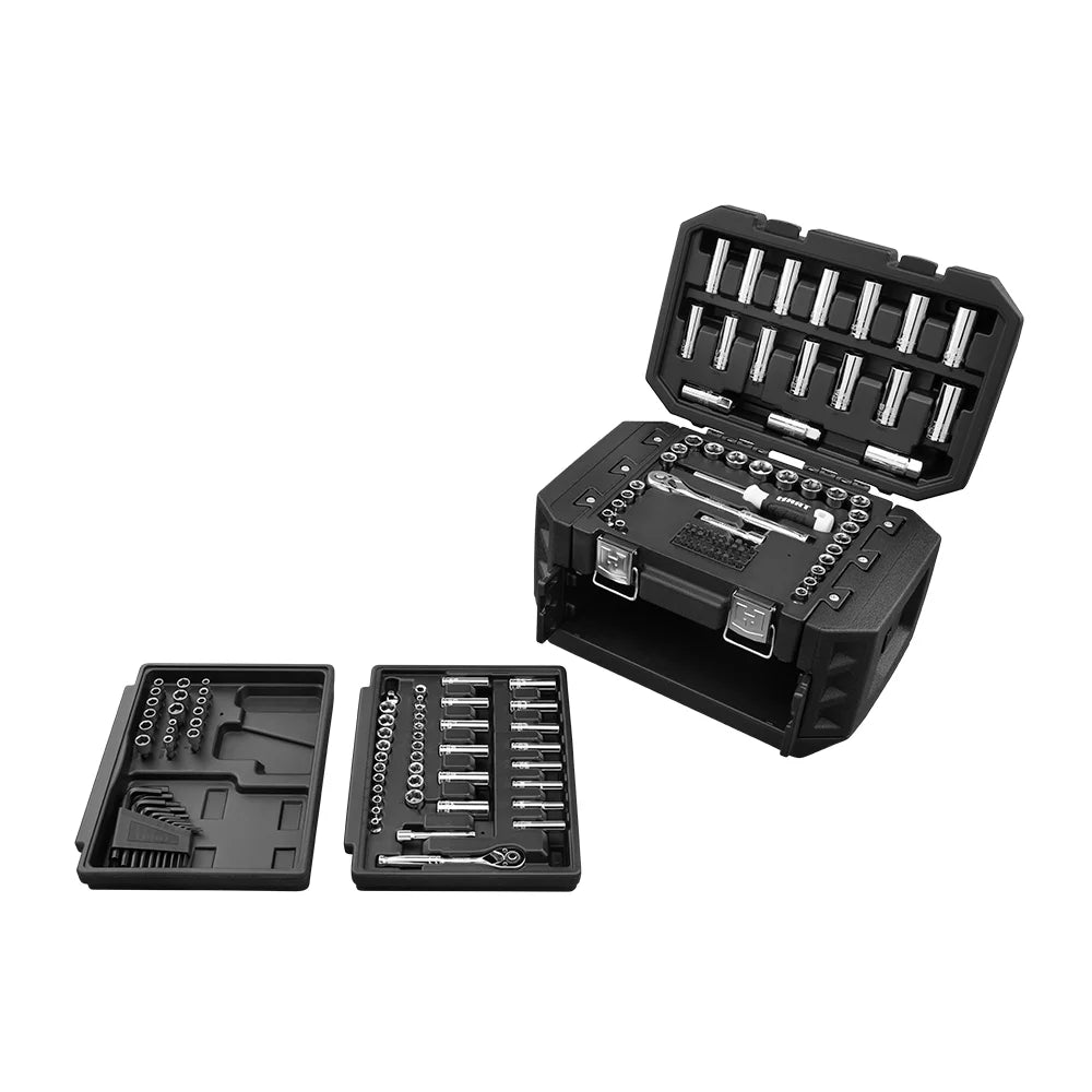 160-Piece Chrome Finish Mechanics Tool Set A8313