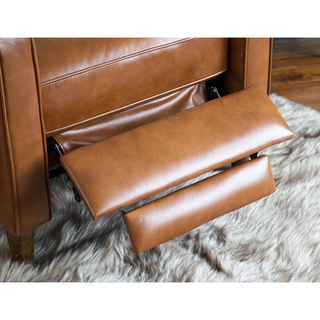 Top Grain Leather Pushback Recliner R17235