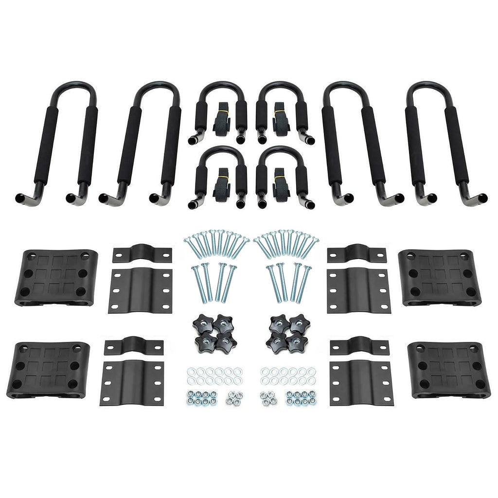 Kayak Mount Rack for Cars Trucks SUVs Canoe Surfboard Boat Roof Pair 2 Crossbars D1936