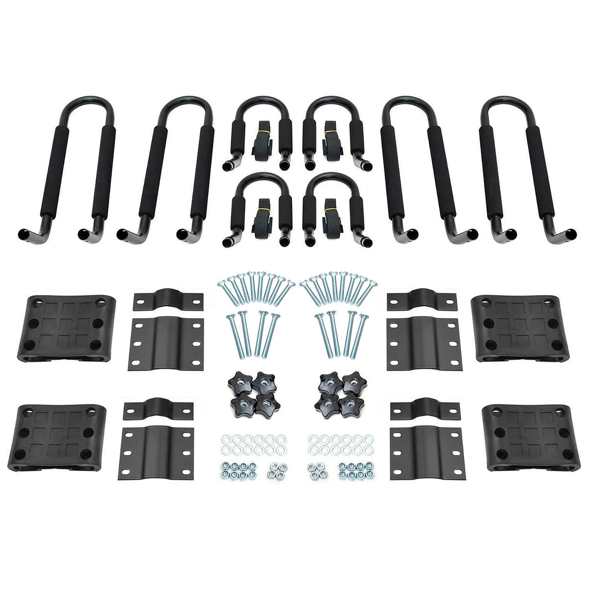 Kayak Mount Rack for Cars Trucks SUVs Canoe Surfboard Boat Roof Pair 2 Crossbars D1936