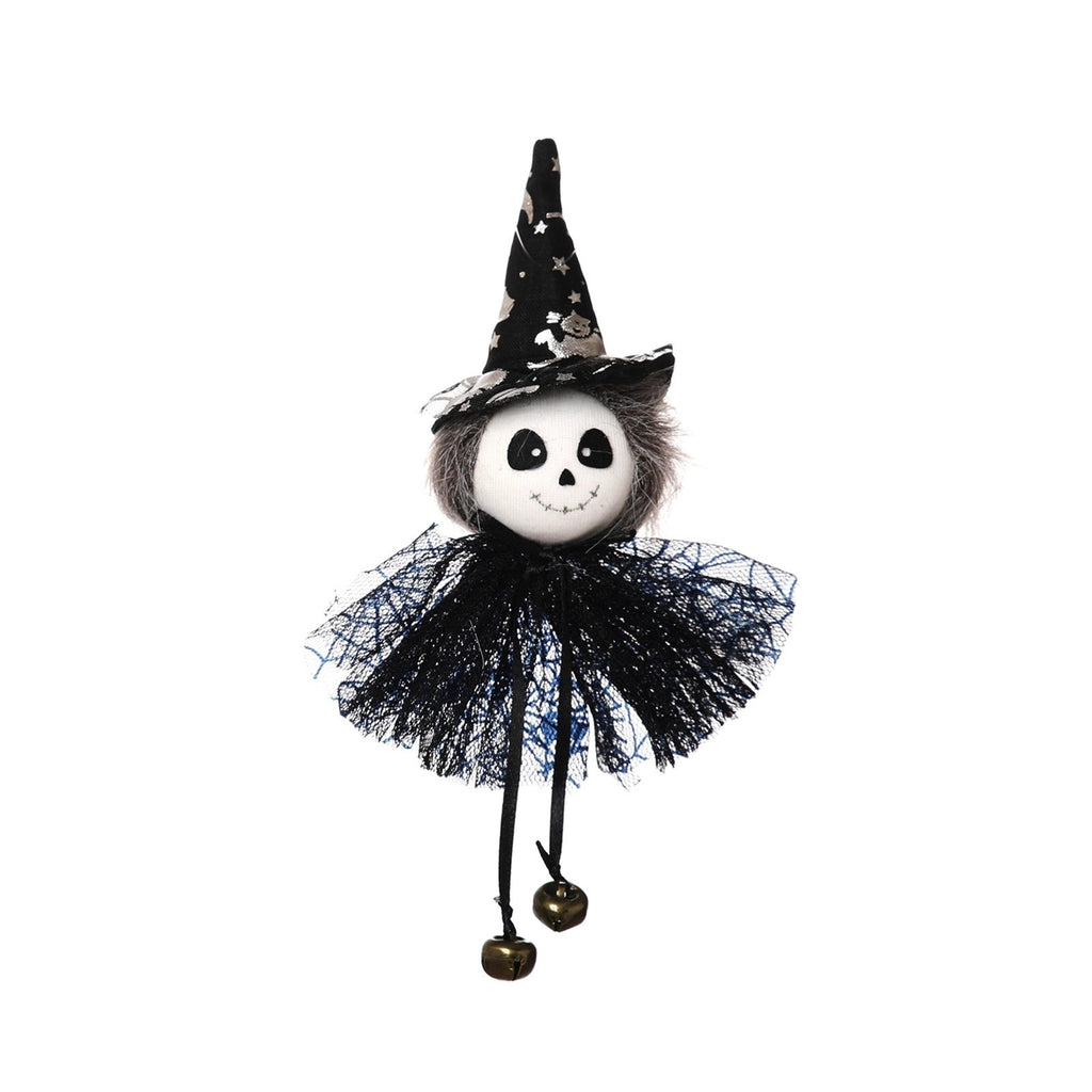 Pumpkin Witch Doll Halloween Cat Toy P2204