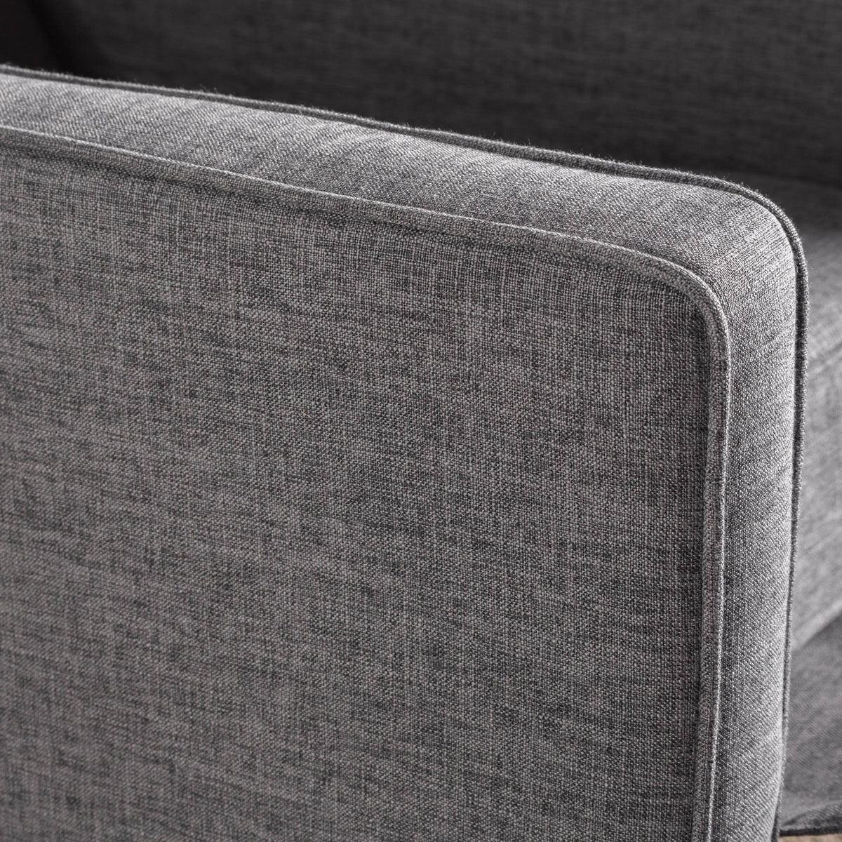 Fabric Recliner Set of 2 Light Grey Tweed J202116