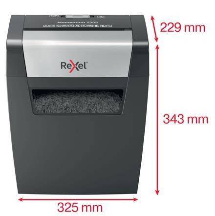 Particle-cut Paper Shredder Black, Grey J800