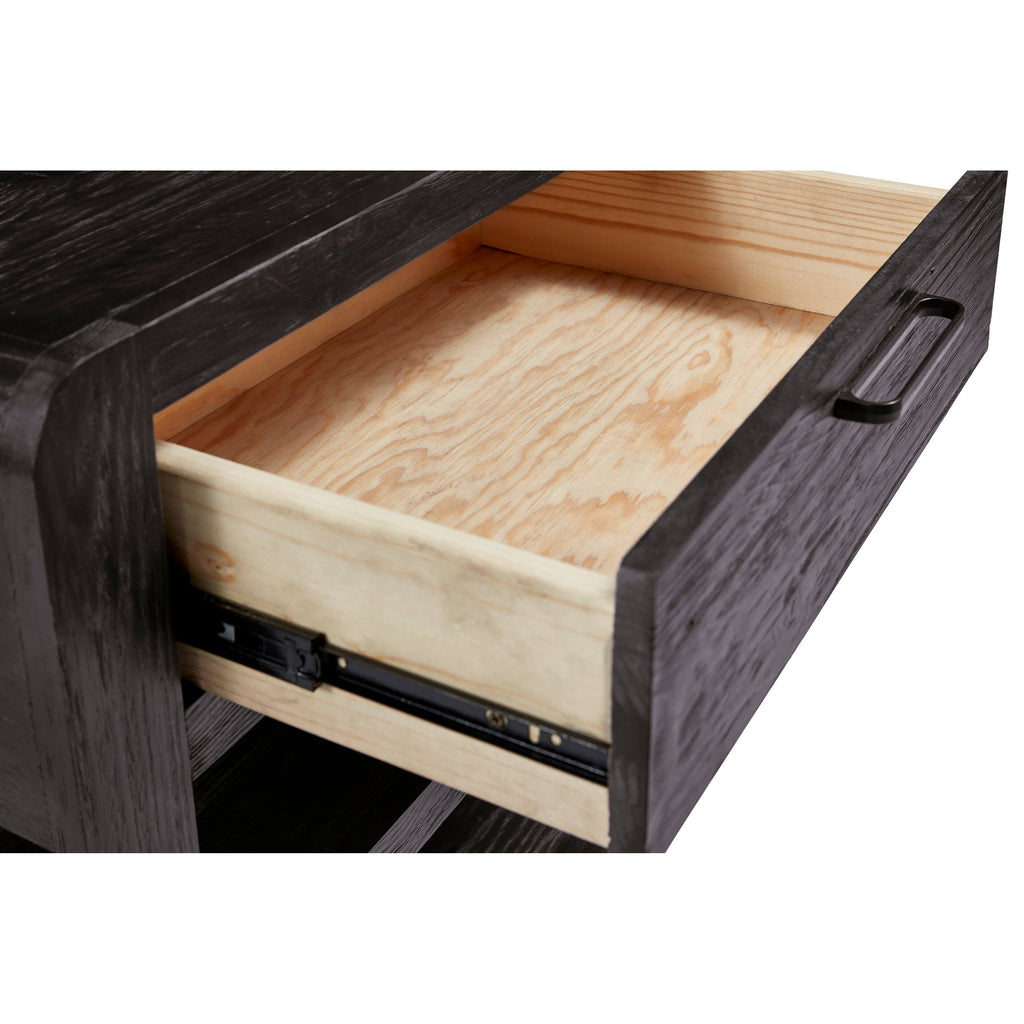 Cerused Ebony Sofa/Console Table S117534