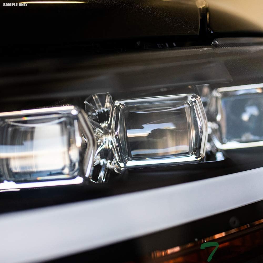 Black Housing Full LED Sequential Quad Projector Headlights P8836