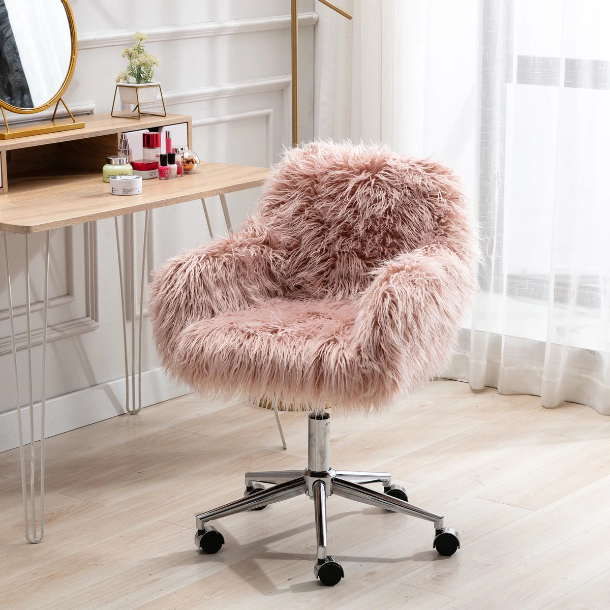 Faux Fur Home Office Chair P764479
