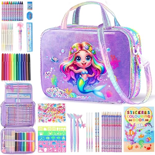 Scented Washable Markers 63Pcs Arts and Crafts Set V11428