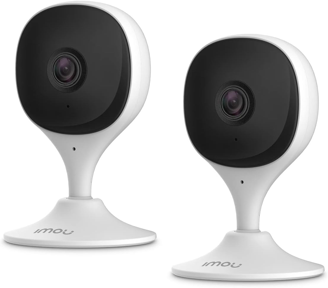 2 Pack 1080P WiFi Indoor Security Camera with Night Vision D33762