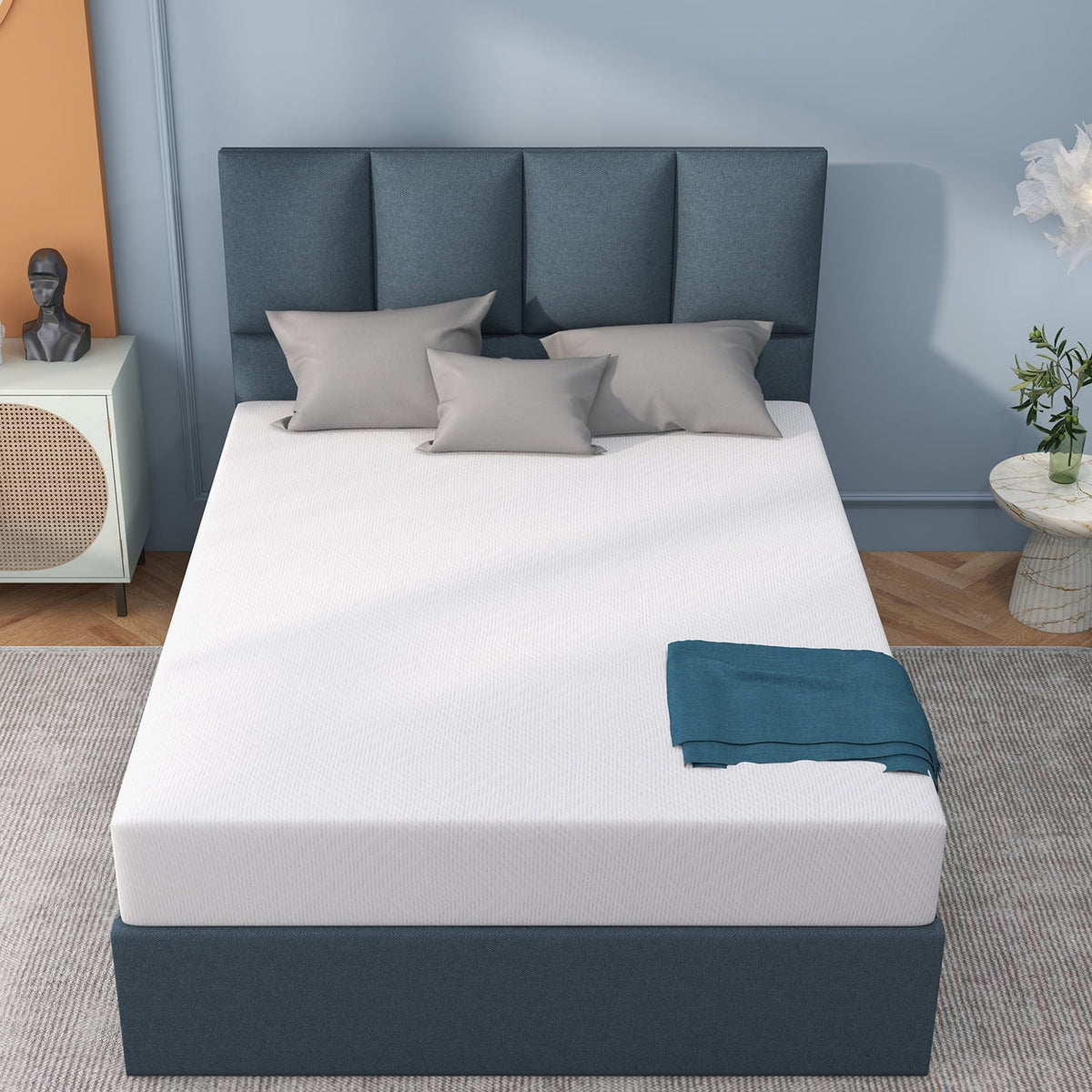 6 Inch Medium Firm Memory Foam Mattress H74628