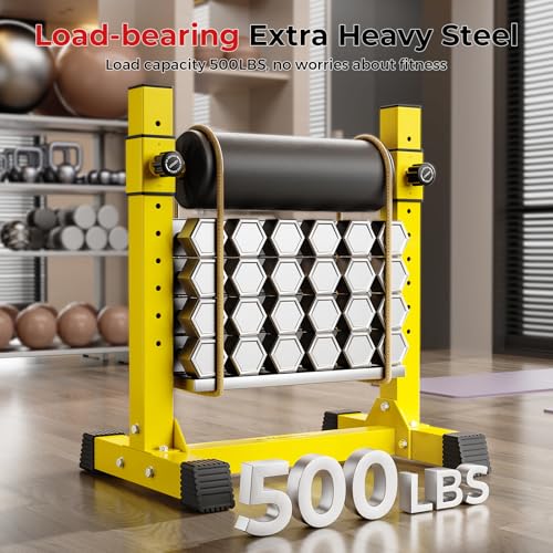 Bulgarian Split Squat Stand with 9 Adjustable Roller Heights H473