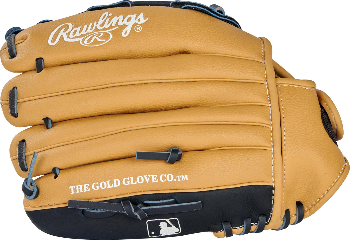 Youth Baseball Glove, Camel/Navy, 11.5 inch, Right Hand Throw C215813