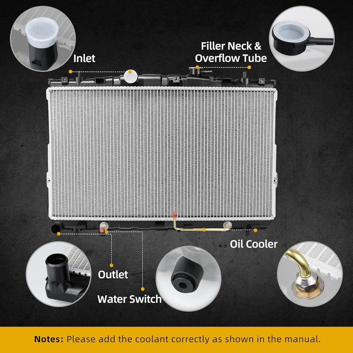 Complete Radiator Pack of 2 J7044