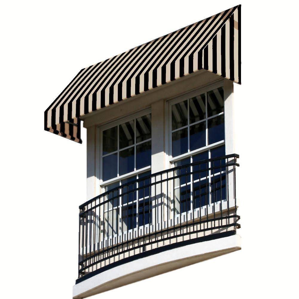 Black/Tan Window Awning M28809