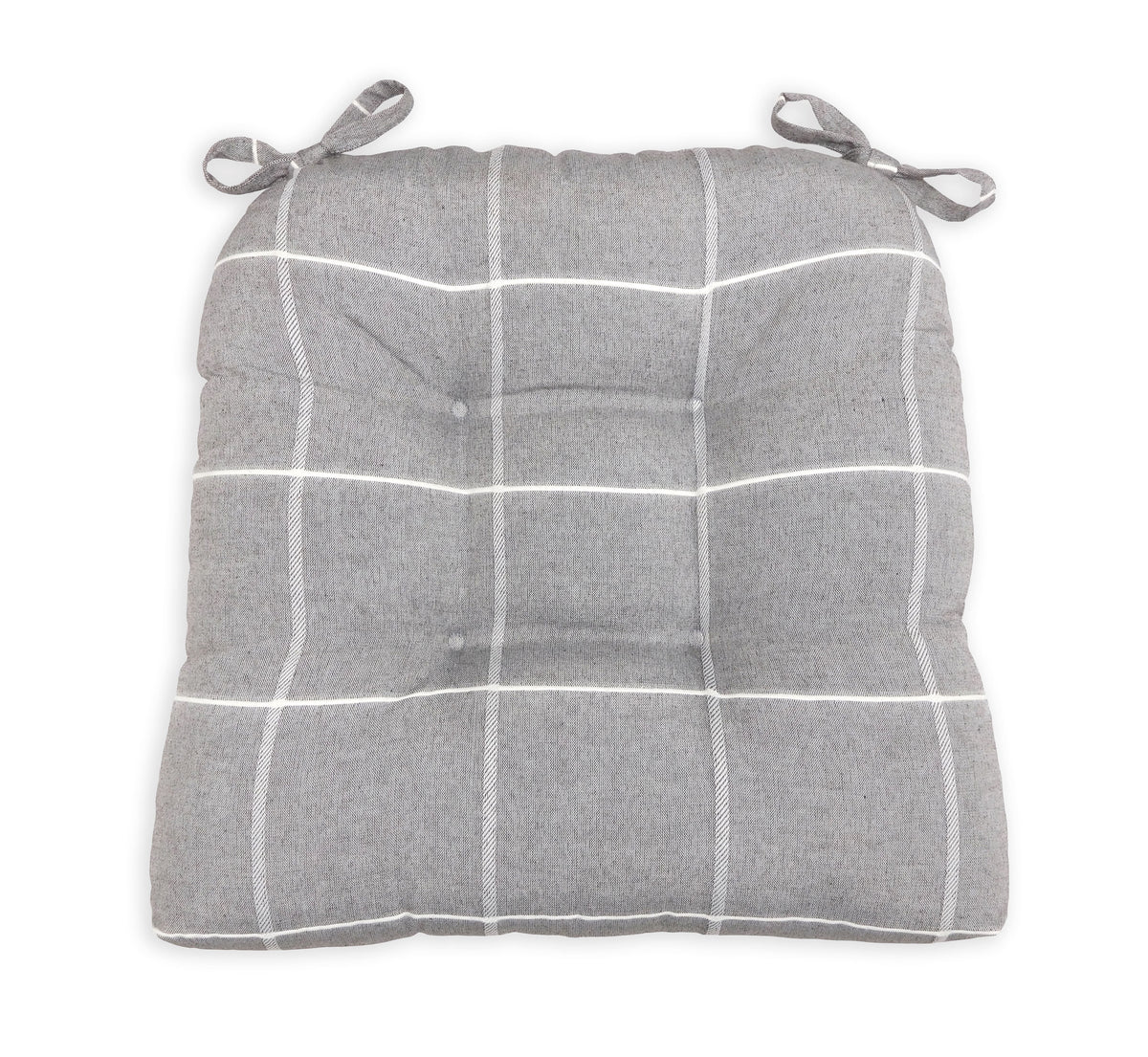 Set of 2 Charcoal Chair Cushions Q983113