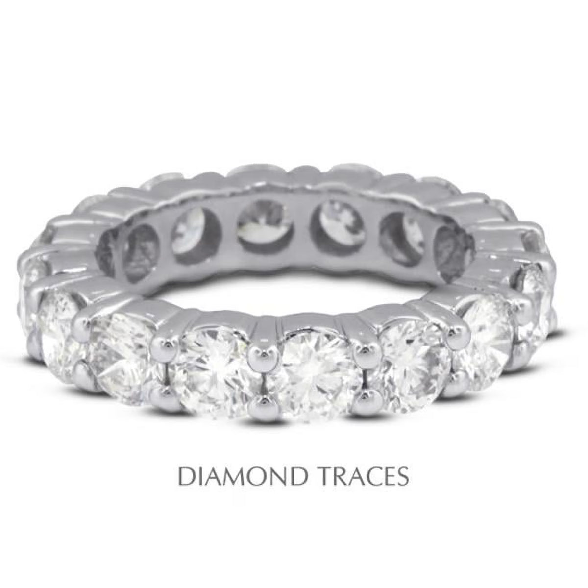 Platinum 950 4-Prong Eternity Ring S71543