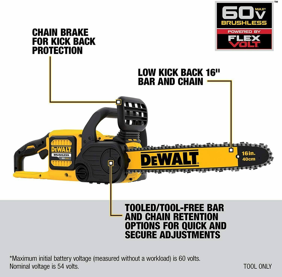 16'' Brushless Chainsaw with 1 Battery and 1 Charger M23862