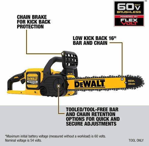 16'' Brushless Chainsaw with 1 Battery and 1 Charger M23862