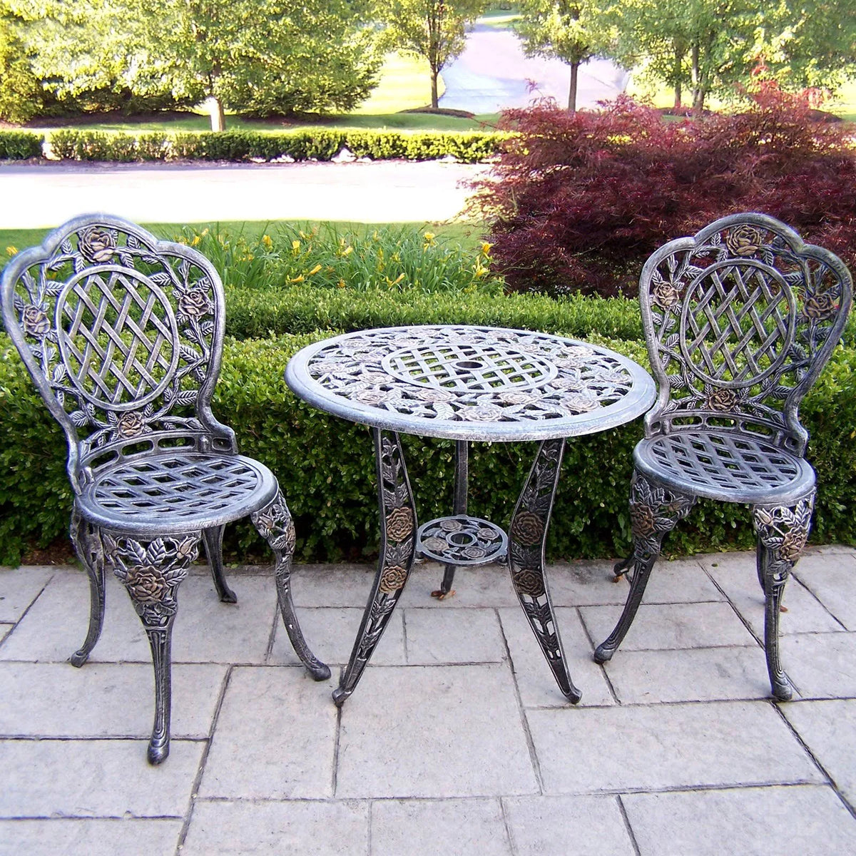 Cast Aluminum Bistro Set Q6528