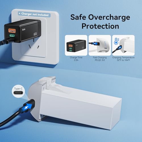 7.7V 3200mAh Rechargeable Lithium Battery with Type-C Cable C10052