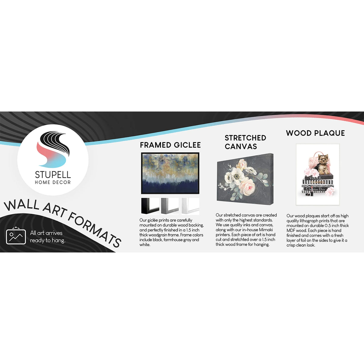 Gallery Wrapped Canvas Print Wall Art Y4212