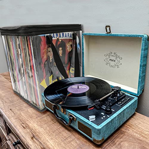Vinyl Record Storage Cases 6 Pack Clear PVC X326445